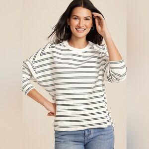 Textured Crew Sweatshirt